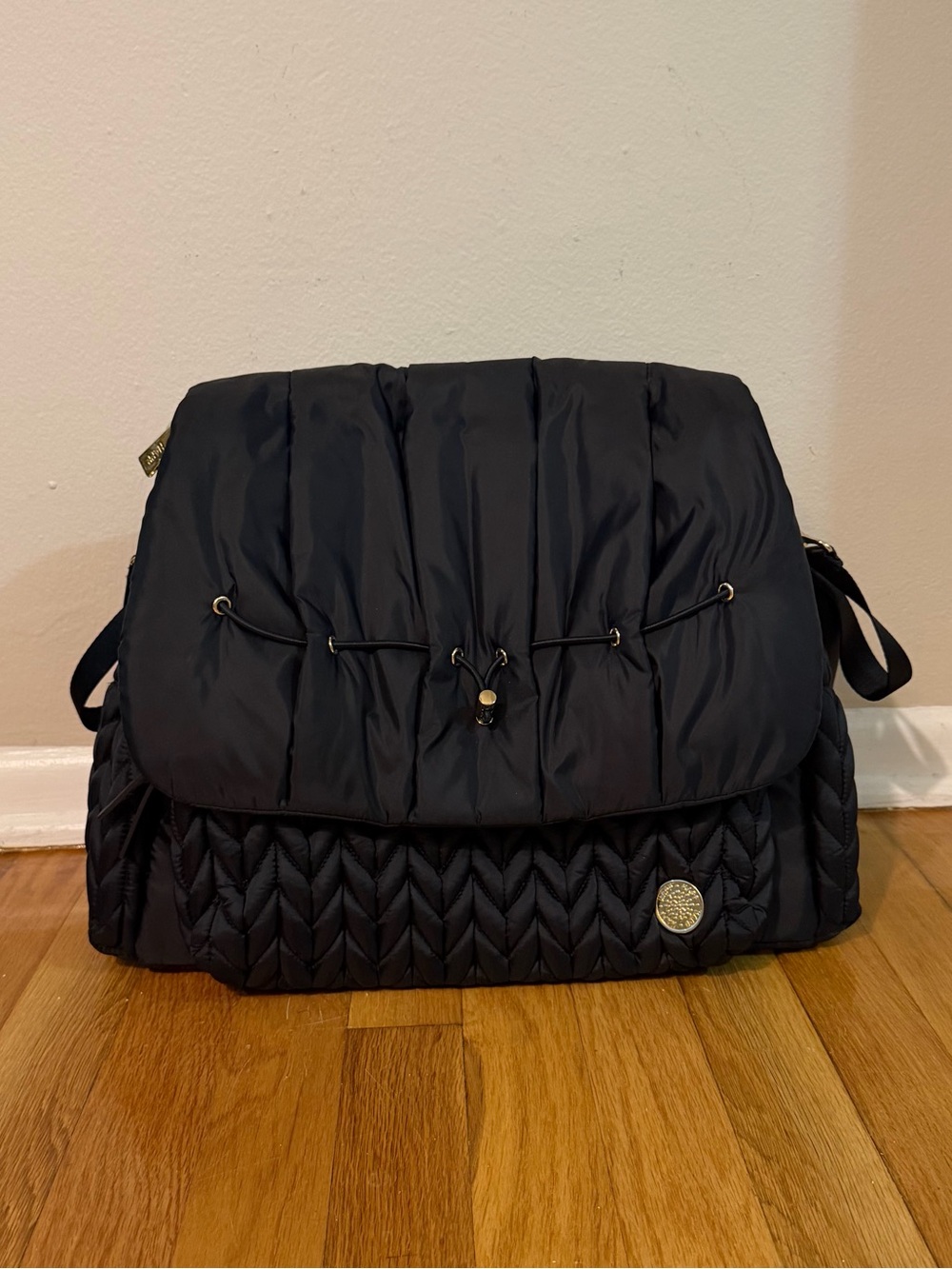 Sarah Happ backpack diaper bag